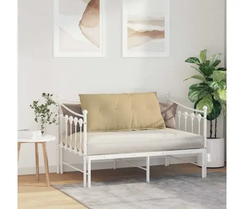 Atpakaļ Spilvens Pelēki Zaļa 100 X 50 Cm Korduroja Audums Vidaxl