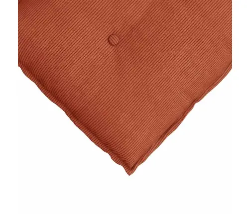 Atpakaļ Spilvens Sarkans Oranžs 100 X 50 Cm Korduroja Audums Vidaxl