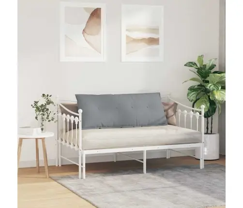 Atpakaļ Spilvens Gaiši Pelēks 120 X 19 X 50 Cm Audums Vidaxl