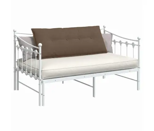 Atpakaļ Spilvens Brūna 120 X 19 X 50 Cm Audums Vidaxl