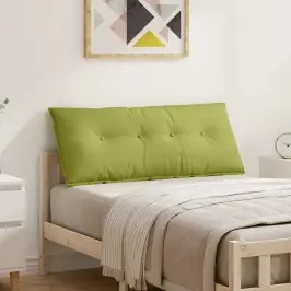 Atpakaļ Spilvens Gaiši Zaļa 120 X 19 X 50 Cm Audums Vidaxl