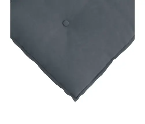 Atpakaļ Spilvens Tumši Pelēks 120 X 50 Cm Korduroja Audums Vidaxl