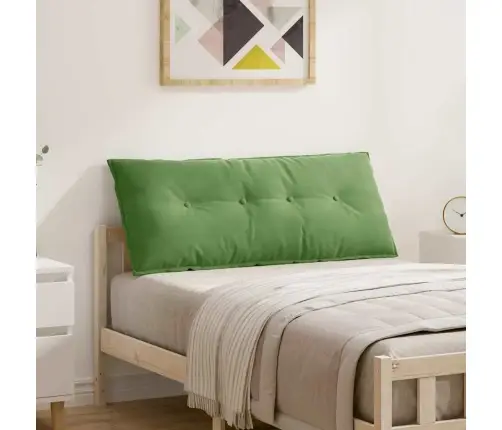 Atpakaļ Spilvens Gaiši Zaļa 120 X 50 Cm Korduroja Audums Vidaxl