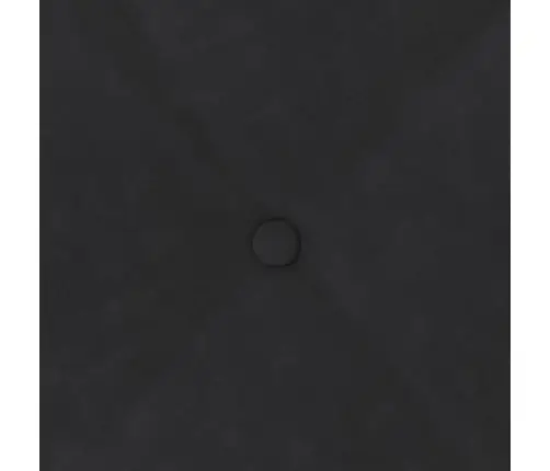 Atpakaļ Spilvens Melna 120 X 50 Cm Korduroja Audums Vidaxl