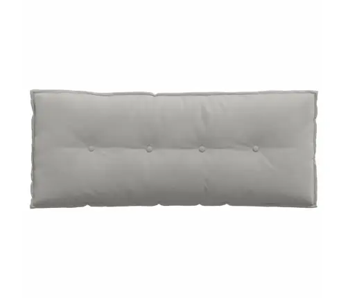 Atpakaļ Spilvens Gaiši Pelēks 120 X 50 Cm Mikrofibra Vidaxl