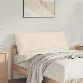 Atpakaļ Spilvens Bēša 120 X 50 Cm Mikrofibra Vidaxl