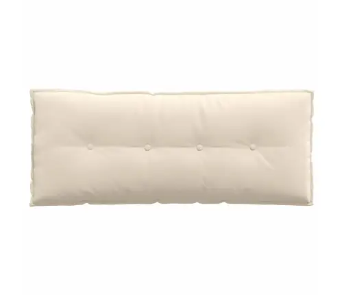 Atpakaļ Spilvens Bēša 120 X 50 Cm Mikrofibra Vidaxl