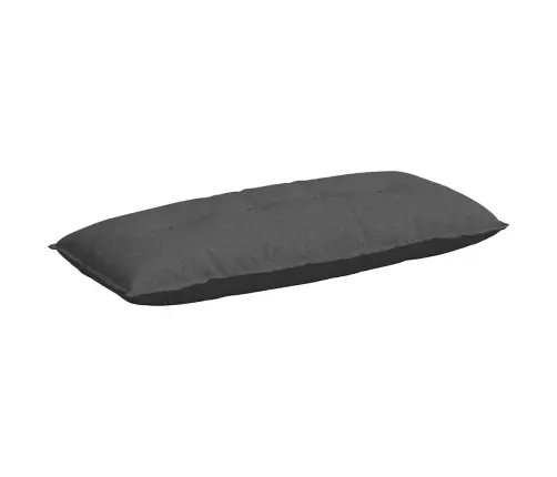 Atpakaļ Spilvens Tumši Pelēks 120 X 50 Cm Korduroja Audums Vidaxl