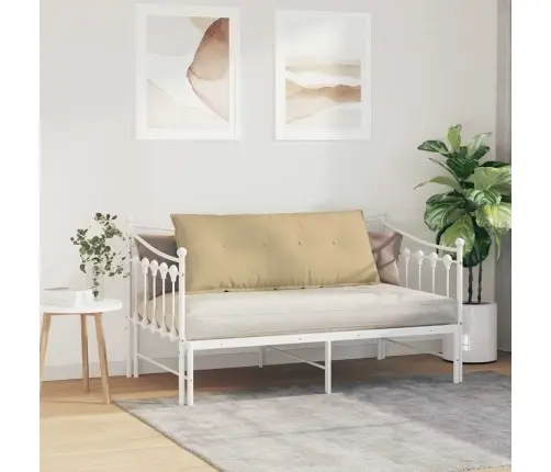 Atpakaļ Spilvens Pelēki Zaļa 120 X 50 Cm Korduroja Audums Vidaxl