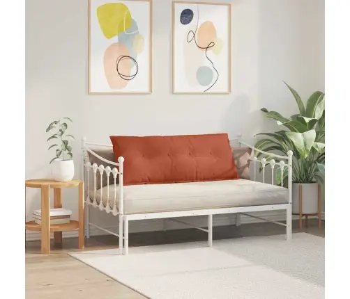 Atpakaļ Spilvens Sarkans Oranžs 120 X 50 Cm Korduroja Audums Vidaxl