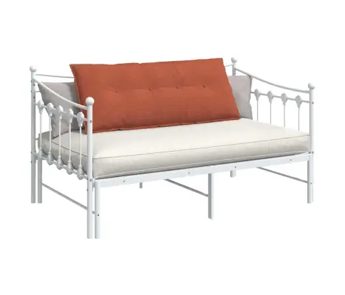 Atpakaļ Spilvens Sarkans Oranžs 120 X 50 Cm Korduroja Audums Vidaxl