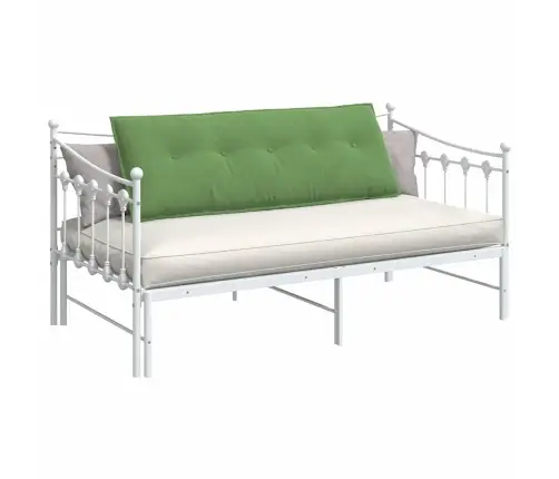 Atpakaļ Spilvens Gaiši Zaļa 140 X 50 Cm Korduroja Audums Vidaxl