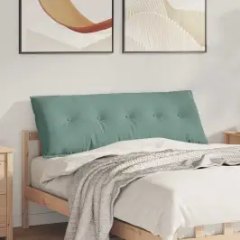 Atpakaļ Spilvens Jūras Zaļa 140 X 50 Cm Korduroja Audums Vidaxl