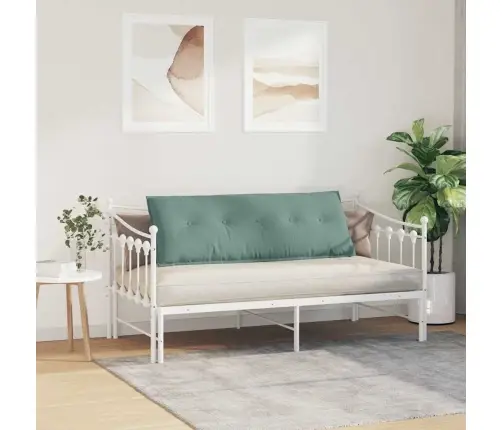 Atpakaļ Spilvens Jūras Zaļa 140 X 50 Cm Korduroja Audums Vidaxl