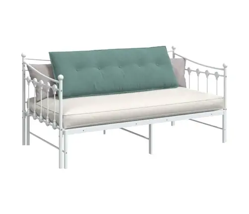 Atpakaļ Spilvens Jūras Zaļa 140 X 50 Cm Korduroja Audums Vidaxl