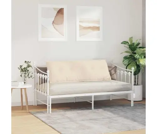 Atpakaļ Spilvens Bēša 140 X 50 Cm Mikrofibra Vidaxl