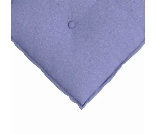 Atpakaļ Spilvens Džinsu Zils 160 X 19 X 50 Cm Audums Vidaxl