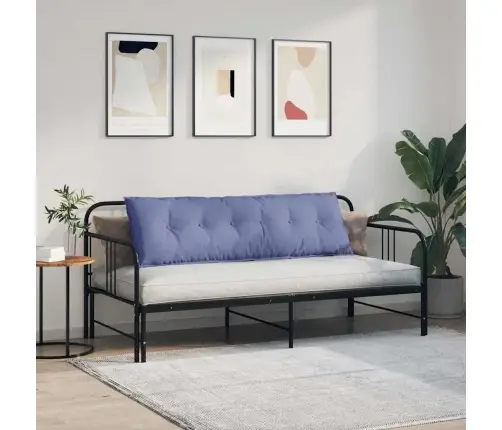 Atpakaļ Spilvens Džinsu Zils 160 X 19 X 50 Cm Audums Vidaxl