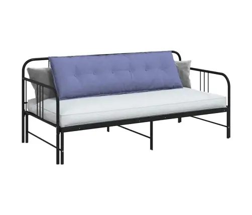 Atpakaļ Spilvens Džinsu Zils 160 X 19 X 50 Cm Audums Vidaxl