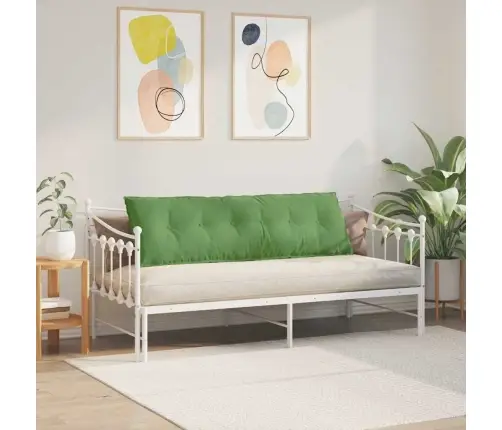 Atpakaļ Spilvens Gaiši Zaļa 160 X 50 Cm Korduroja Audums Vidaxl