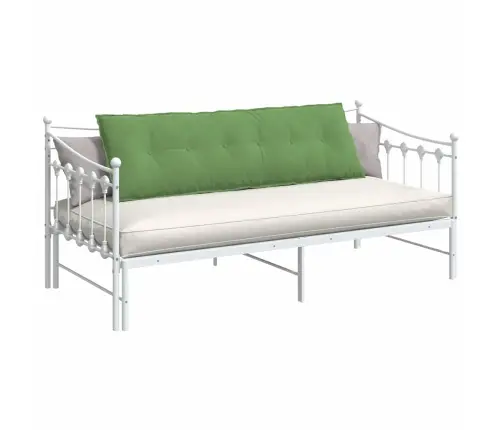 Atpakaļ Spilvens Gaiši Zaļa 160 X 50 Cm Korduroja Audums Vidaxl