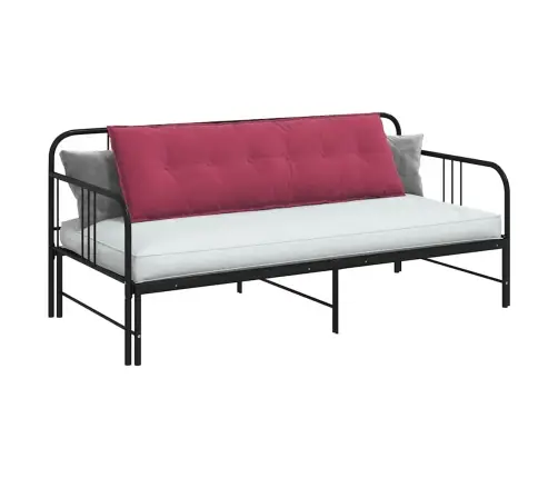 Atpakaļ Spilvens Vīna Sarkans 160 X 50 Cm Korduroja Audums Vidaxl