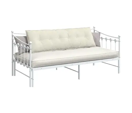 Atpakaļ Spilvens Krēmkrāsa 160 X 50 Cm Korduroja Audums Vidaxl