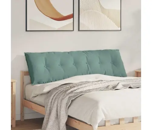 Atpakaļ Spilvens Jūras Zaļa 160 X 50 Cm Korduroja Audums Vidaxl