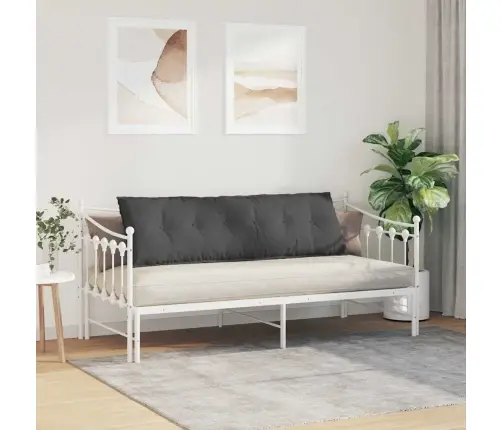 Atpakaļ Spilvens Tumši Pelēks 160 X 50 Cm Korduroja Audums Vidaxl