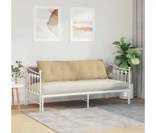 Atpakaļ Spilvens Pelēki Zaļa 160 X 50 Cm Korduroja Audums Vidaxl