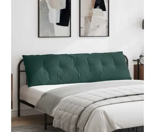 Apsaugos Pagalvė Tamsiai Žalia 180 X 50 Cm Kordūrinis Audinys