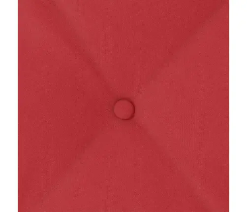 Atpakaļ Spilvens Sarkana 200 X 19 X 50 Cm Audums Vidaxl