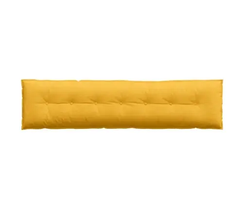 Atpakaļ Spilvens Gaiši Dzeltena 200 X 50 Cm Korduroja Audums Vidaxl