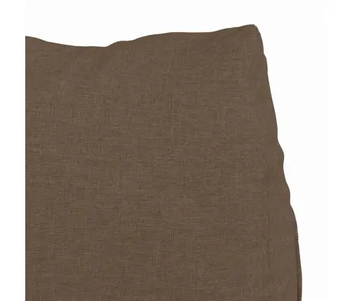 Atpakaļ Spilvens Brūna 45 X 20 X 35 Cm Audums Vidaxl