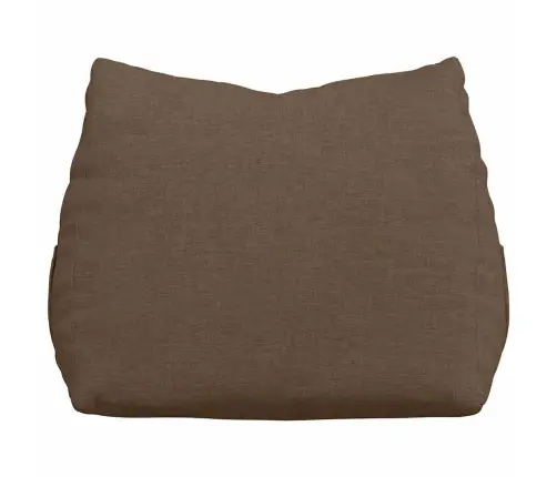 Atpakaļ Spilvens Brūna 45 X 20 X 35 Cm Audums Vidaxl