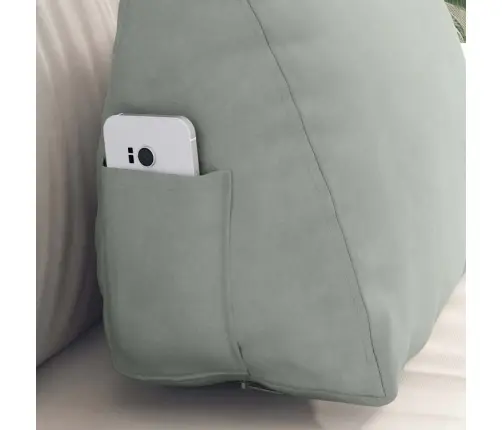 Seljatugi Padi Helehall 45 X 20 X 35 Cm Korter Kangas