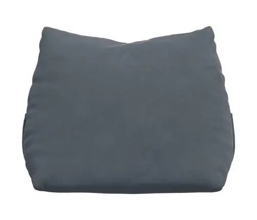 Atpakaļ Spilvens Tumši Pelēks 45 X 20 X 35 Cm Korduroja Audums Vidaxl