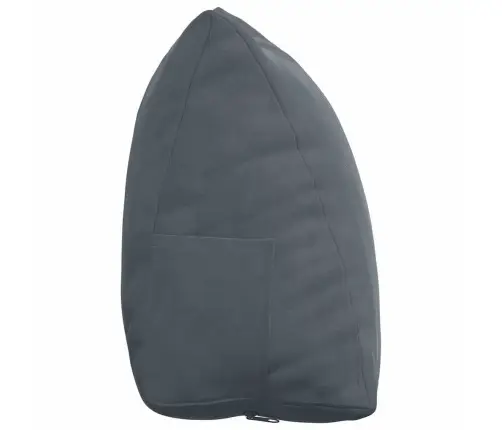 Atpakaļ Spilvens Tumši Pelēks 45 X 20 X 35 Cm Korduroja Audums Vidaxl