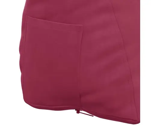 Atpakaļ Spilvens Vīna Sarkans 45 X 20 X 35 Cm Korduroja Audums Vidaxl