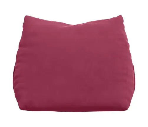 Atpakaļ Spilvens Vīna Sarkans 45 X 20 X 35 Cm Korduroja Audums Vidaxl