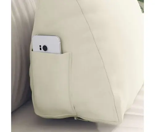 Apsaugos Pagalvė Kreminė 45 X 20 X 35 Cm Kordūrinis Audinys