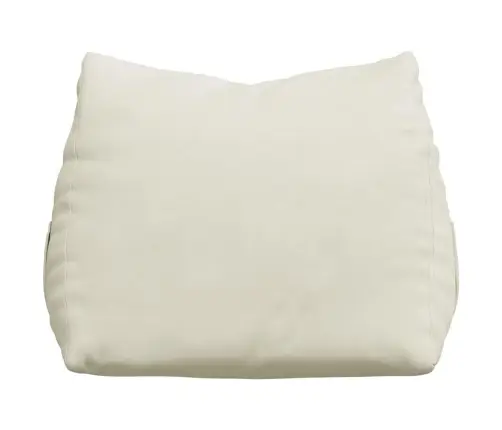 Atpakaļ Spilvens Krēmkrāsa 45 X 20 X 35 Cm Korduroja Audums Vidaxl