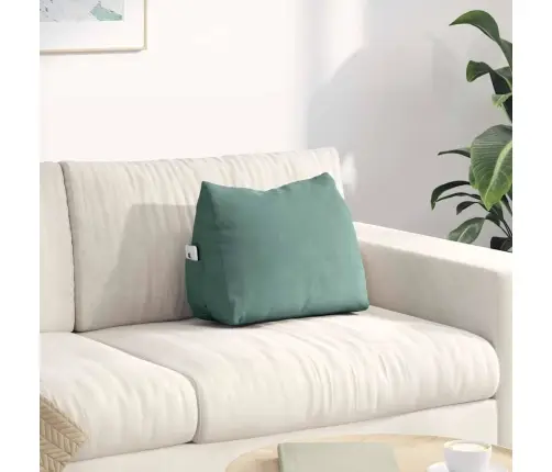 Atpakaļ Spilvens Jūras Zaļa 45 X 20 X 35 Cm Korduroja Audums Vidaxl