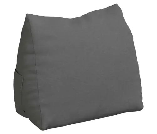 Apsaugos Pagalvė Tamsiai Pilka 60 X 20 X 50 Cm Audinys