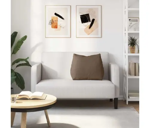 Atpakaļ Spilvens Brūna 60 X 20 X 50 Cm Audums Vidaxl