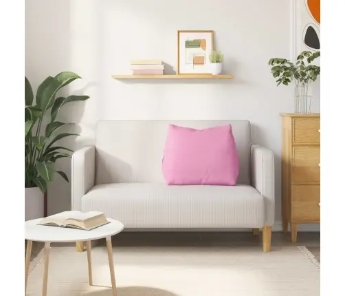 Atpakaļ Spilvens Rozā 60 X 20 X 50 Cm Audums Vidaxl