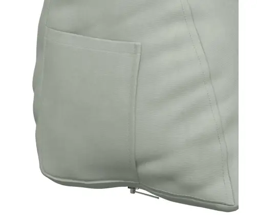 Atpakaļ Spilvens Gaiši Pelēks 60 X 20 X 50 Cm Korduroja Audums Vidaxl