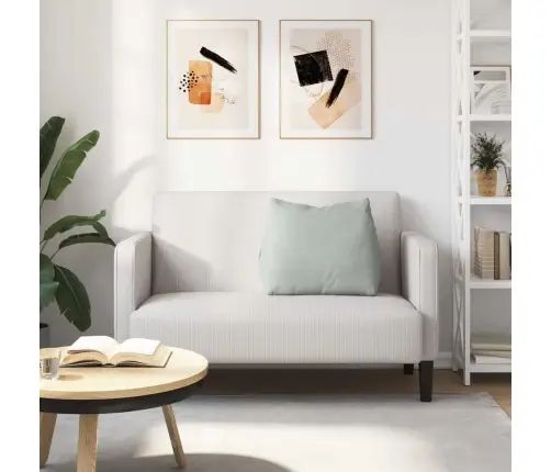 Atpakaļ Spilvens Gaiši Pelēks 60 X 20 X 50 Cm Korduroja Audums Vidaxl