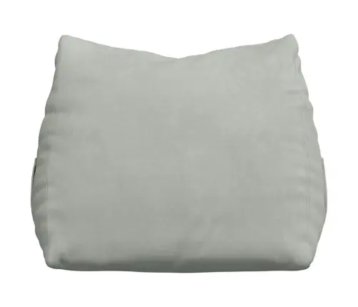 Atpakaļ Spilvens Gaiši Pelēks 60 X 20 X 50 Cm Korduroja Audums Vidaxl