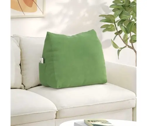 Atpakaļ Spilvens Gaiši Zaļa 60 X 20 X 50 Cm Korduroja Audums Vidaxl